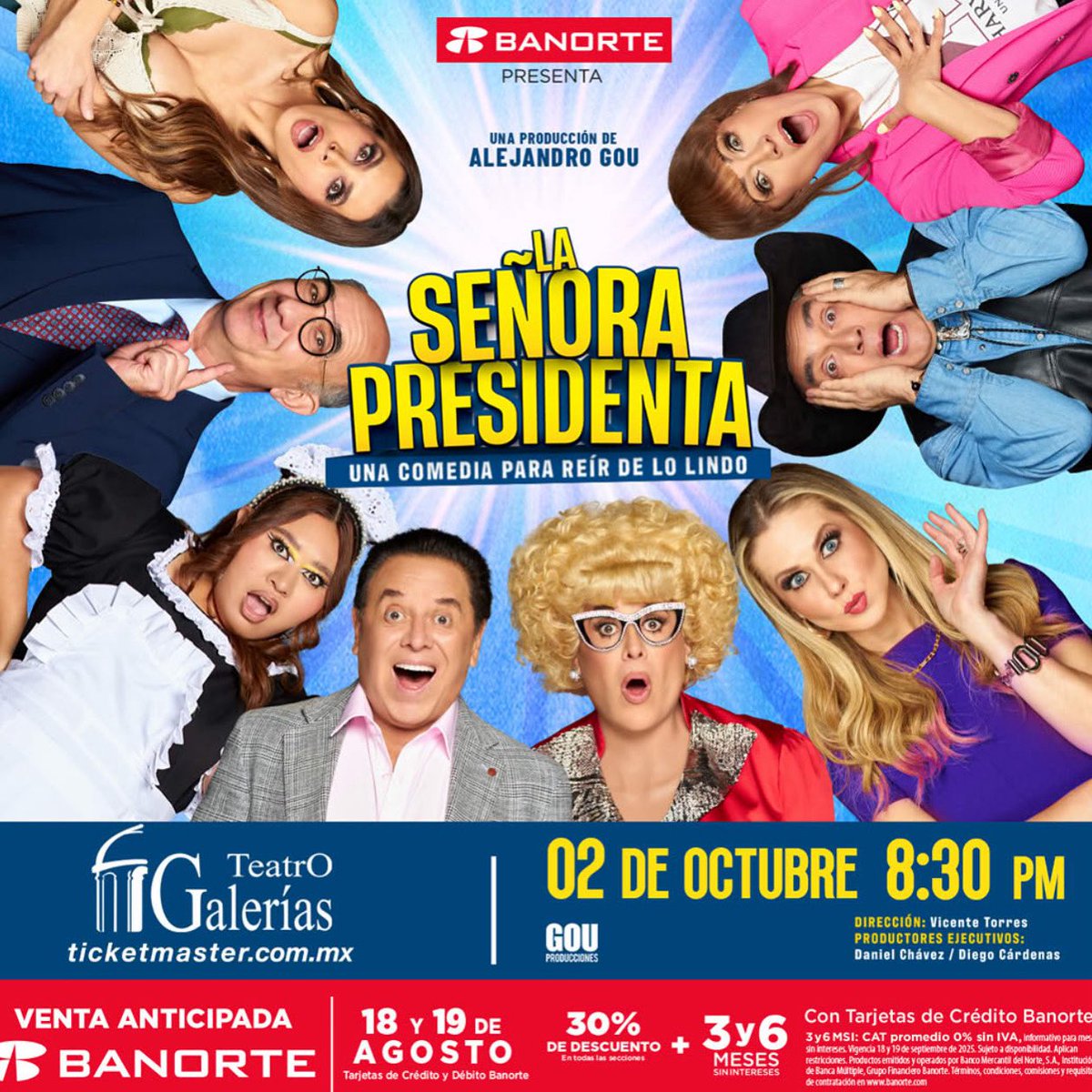 <a href="/MxSraPresidenta/">LaSraPresidenta</a> regresa a #Guadalajara este 02 de octubre al <a href="/TeatroGalerias/">Teatro Galerías</a> presentando a  <a href="/mariobezares/">Mario Bezares</a> y <a href="/herly_rg/">Herly RG</a> 

Accesos en <a href="/Ticketmaster_Me/">Ticketmaster México</a> 

<a href="/gouproducciones/">Gou Producciones</a> 
<a href="/alex_gou/">Alex gou</a>
