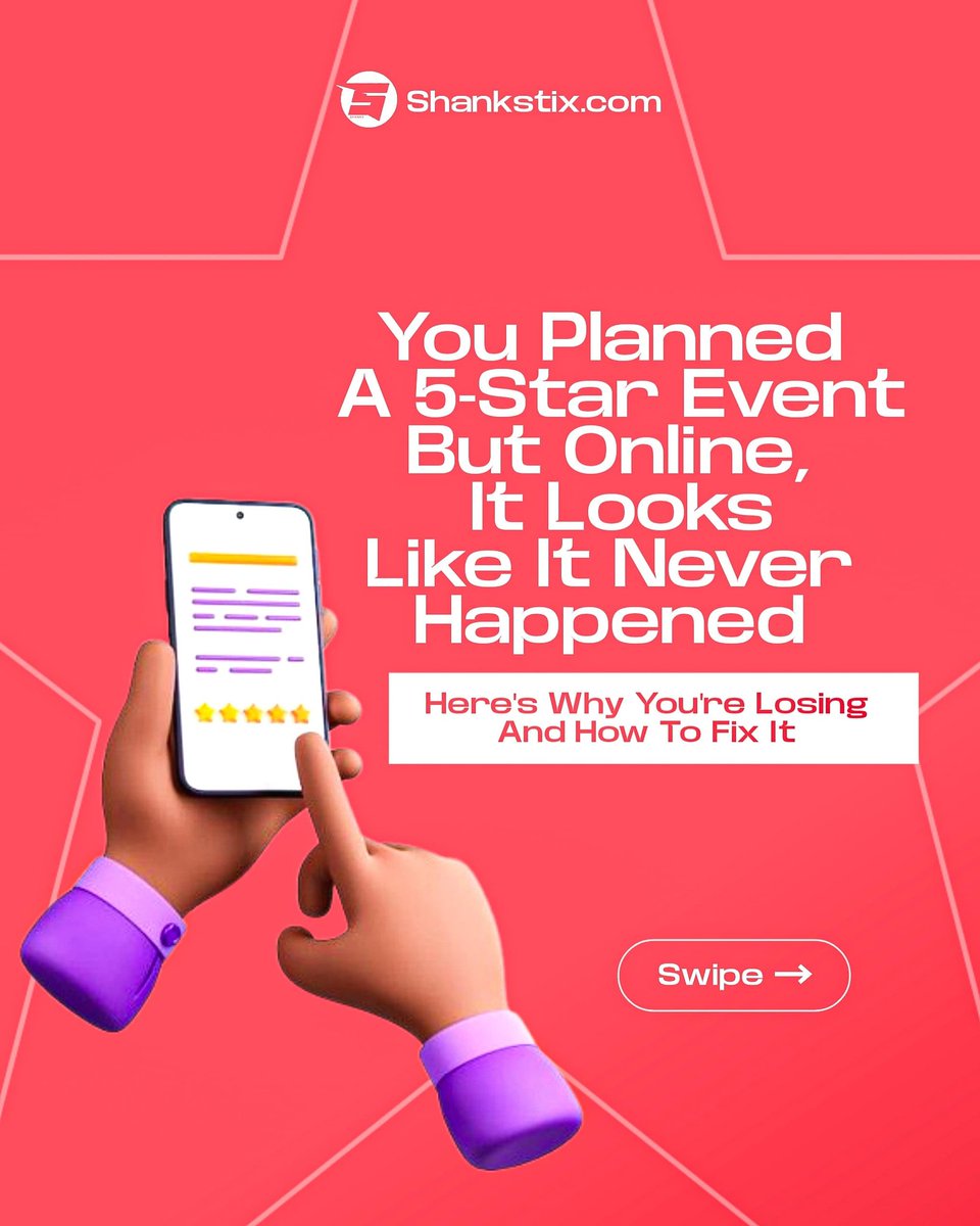 shanks_tix's tweet image. Big event coming up? Don’t just host it — archive it. Own it. Monetize it.*  
Shanks Tix brings the content game to your event.  
#ShanksTix #EventContent #SmartCoverage