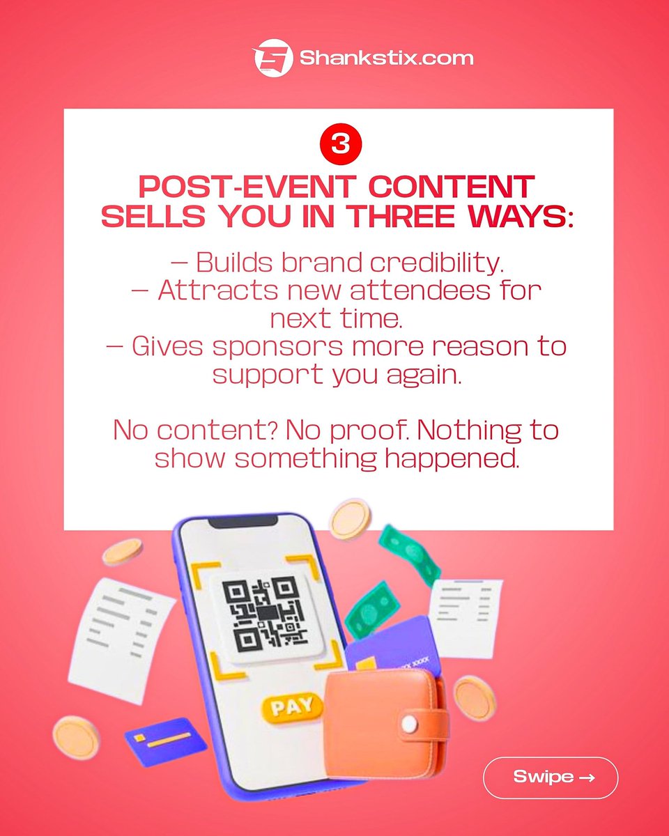 shanks_tix's tweet image. Big event coming up? Don’t just host it — archive it. Own it. Monetize it.*  
Shanks Tix brings the content game to your event.  
#ShanksTix #EventContent #SmartCoverage