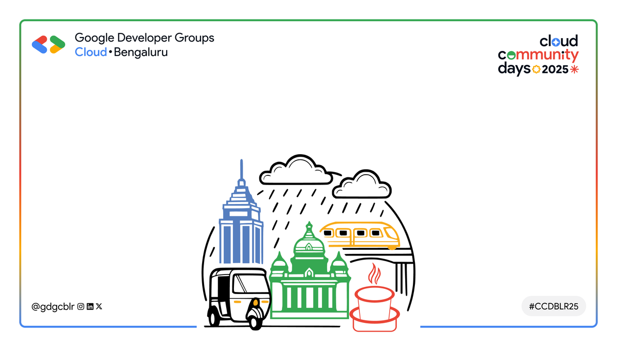 hamsadhwaj's tweet photo. Wow, what a day! Just back from Google Cloud Community Day Bengaluru 2025, my first #Google event and #cloud conference, 100% worth it! Dove into cloud security with amazing insights. Huge props to @gdgcblr &amp; @GDGBLR  for this epic event! 
#CCDBLR25 #CloudSecurity #Google #Tech https://t.co/hkh1BrZC6g