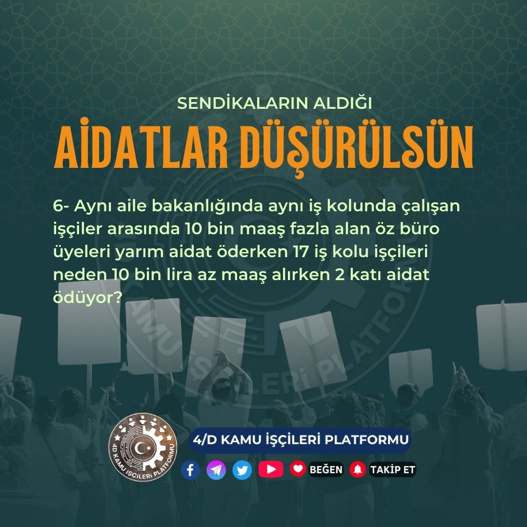 SendikaAidatları Düşürülsün

Aidatlar neden 1,5 yevmiye ?

<a href="/hakiskonf/">HAKİŞ KONFEDERASYONU</a> <a href="/turkiskonf/">TÜRK-İŞ</a> <a href="/diskinsesi/">DİSK</a>