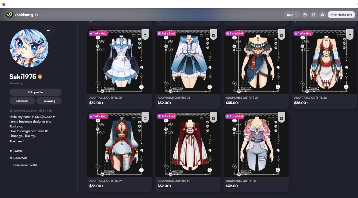 saki19755's tweet photo. Hello, the outfit has been updated.🩷
You can buy my outfit and get the job now at VJen. Please support me.🌟🎨
👉🏻 https://t.co/fSUMcxnweX 👈🏻
#VGan #VGenCode #adoptableoutfit https://t.co/KIuplPenFW