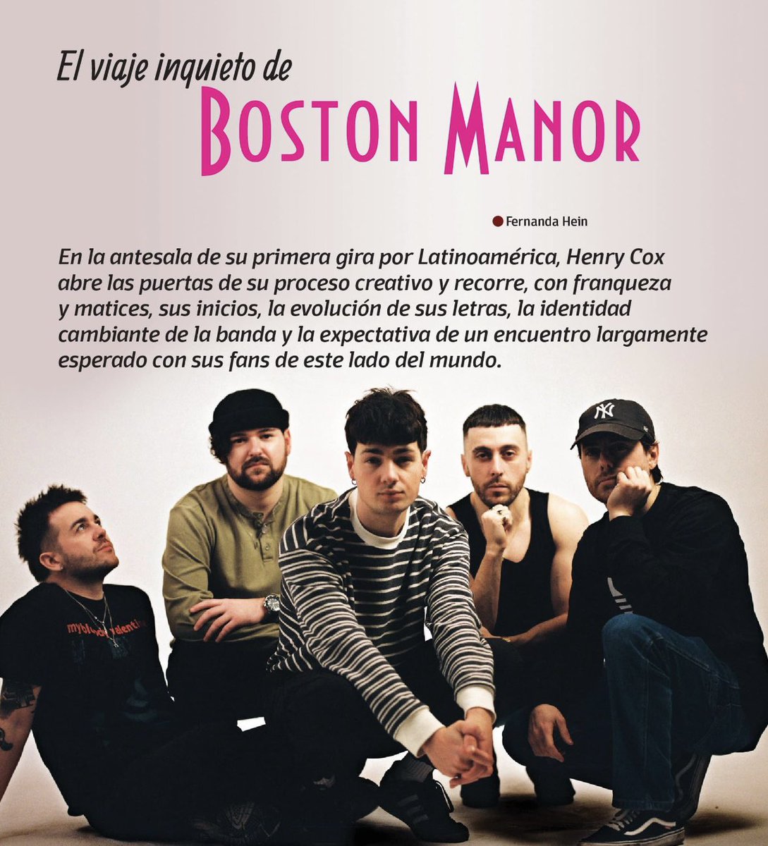 Para la nueva edición de <a href="/rockaxisoficial/">Rockaxis</a> conversé con el vocalista de @bstnmnr, banda que debuta en nuestro país el próximo 12 de septiembre.

Su devoción por Deftones, repaso por su trayectoria y mucho más pueden encontrar en esta conversación 👇🏻

revista.rockaxis.com/reader/edicion…