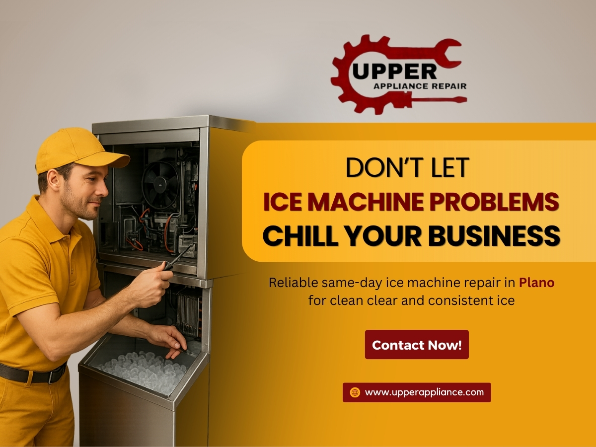 Upperappliance's tweet image. Keep your ice machine running smoothly with Upper Appliance Repair LLC providing expert ice machine repair in Plano.

Phone: +1 832-888-0875
Website: upperappliance.com/plano-tx/ice-m…
Direction: maps.app.goo.gl/QqAtSVBiVwx2iq…

#icemachinerepair #plano #applianceservice #commercialappliances