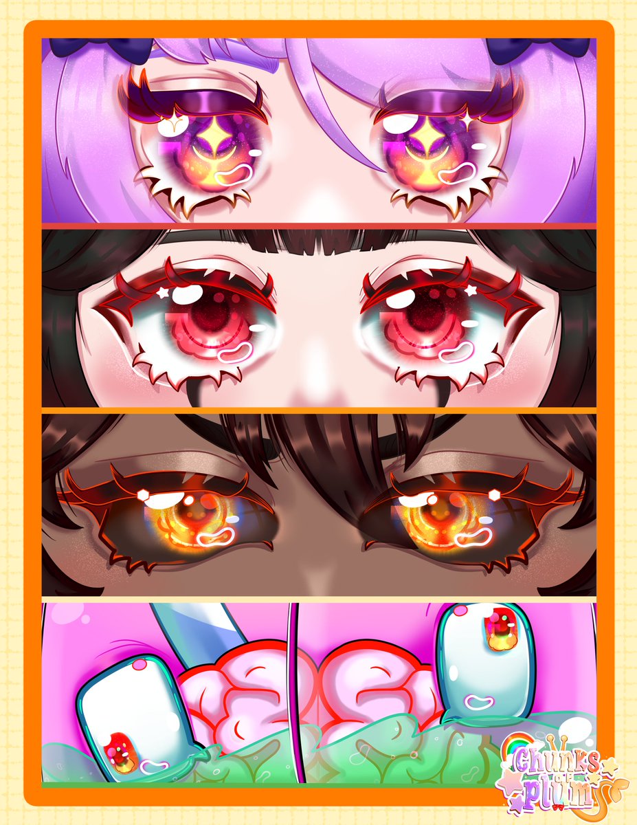 Chunksofplum Artist and Sea Monkey Vtuber 🌊🌈 tweet media