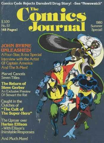 The All New, All Different X-Men grace the cover of the Comics Journal 57 by John Byrne &amp; Terry Austin