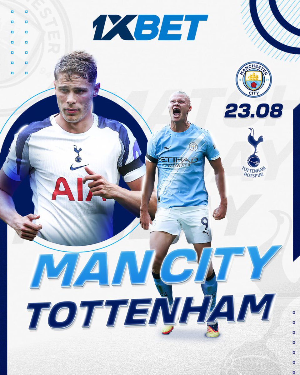 🤔🏴󠁧󠁢󠁥󠁮󠁧󠁿 Can Tottenham be able to stop Man City?  

👉🏻Predict the correct score of the match, and if you fail, we’ll give you up to $100

Register here now 👉🏽 bit.ly/3I6SceI to get $250 sign up bonus.