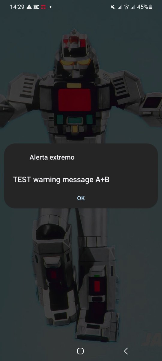 E o meu celular que começou a tocar por "Alarme Extremo"? Achei que ia acontecer um terremoto.