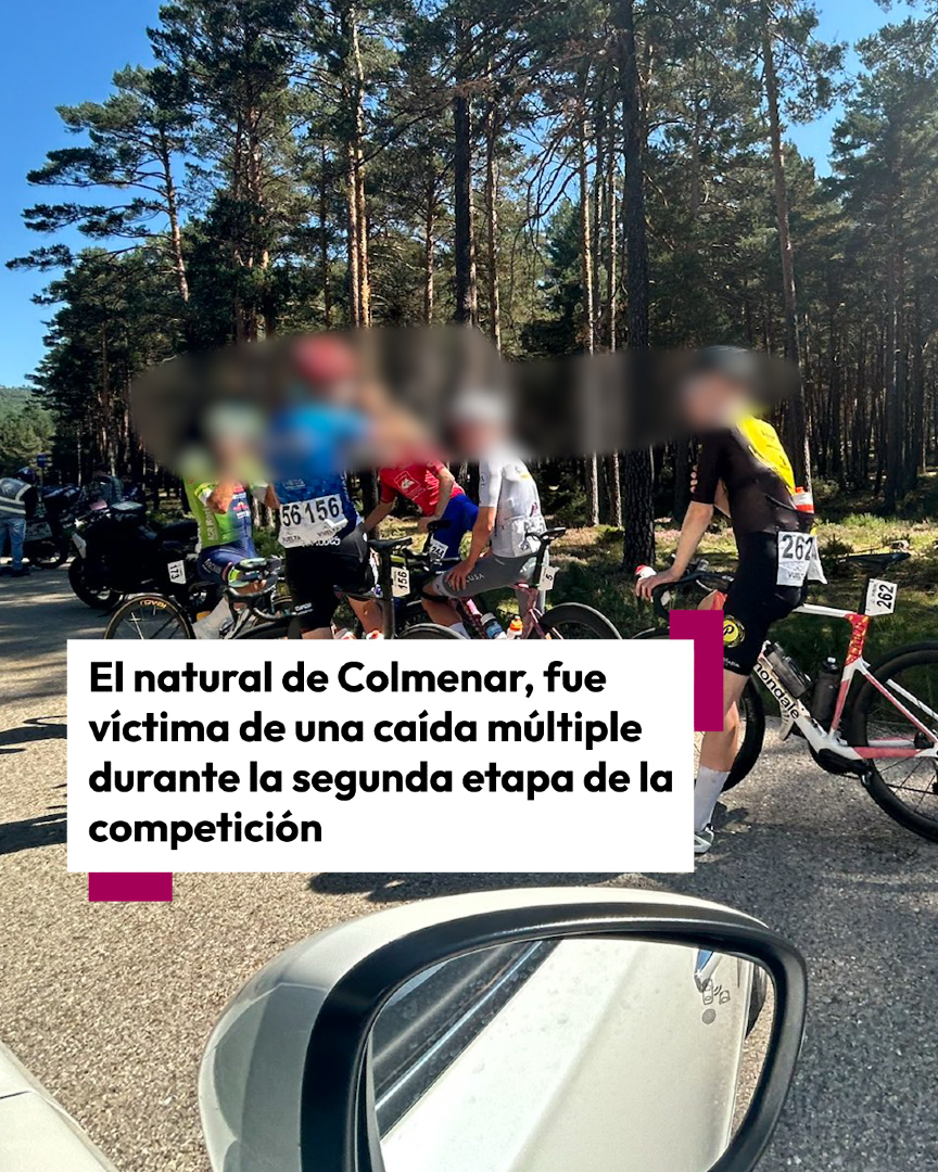 101tvMalaga's tweet photo. 🚨🚴 ¡Última hora! Muere un ciclista malagueño de 17 años en la Vuelta Junior Ribera del Duero. El deportista, natural de Colmenar, fue víctima de una caída múltiple durante la segunda etapa de la competición. La prueba ha quedado suspendida y la organización ha convocado para este domingo 24 una reunión en la plaza de la Hispanidad de Aranda de Duero para rendir homenaje al joven ciclista. 

📱 Más información en https://t.co/hXxMoz09bz

#Sucesos #Ciclismo #Deporte #DEP