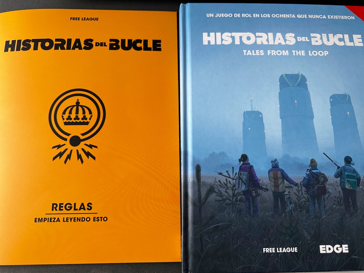 RedCodeGames's tweet image. Y empieza una nueva época de probar cositas de rol. Este concretamente me parece que cuenta historias muy diferentes, una mezcla entre los Goonies y Stranger Things.
🎲 Historias del bucle / Tales from the loop