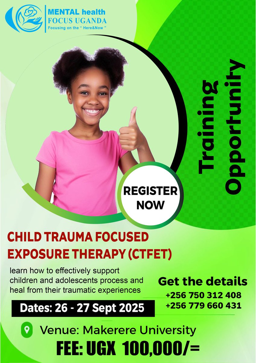 MentalHealthFo3's tweet photo. "Boost your skills! Join our upcoming training and take your knowledge to the next level. Limited spots available! Register now and secure your spot! #TrainingOpportunity #LearnAndGrow" https://t.co/hbNFs0ENwU