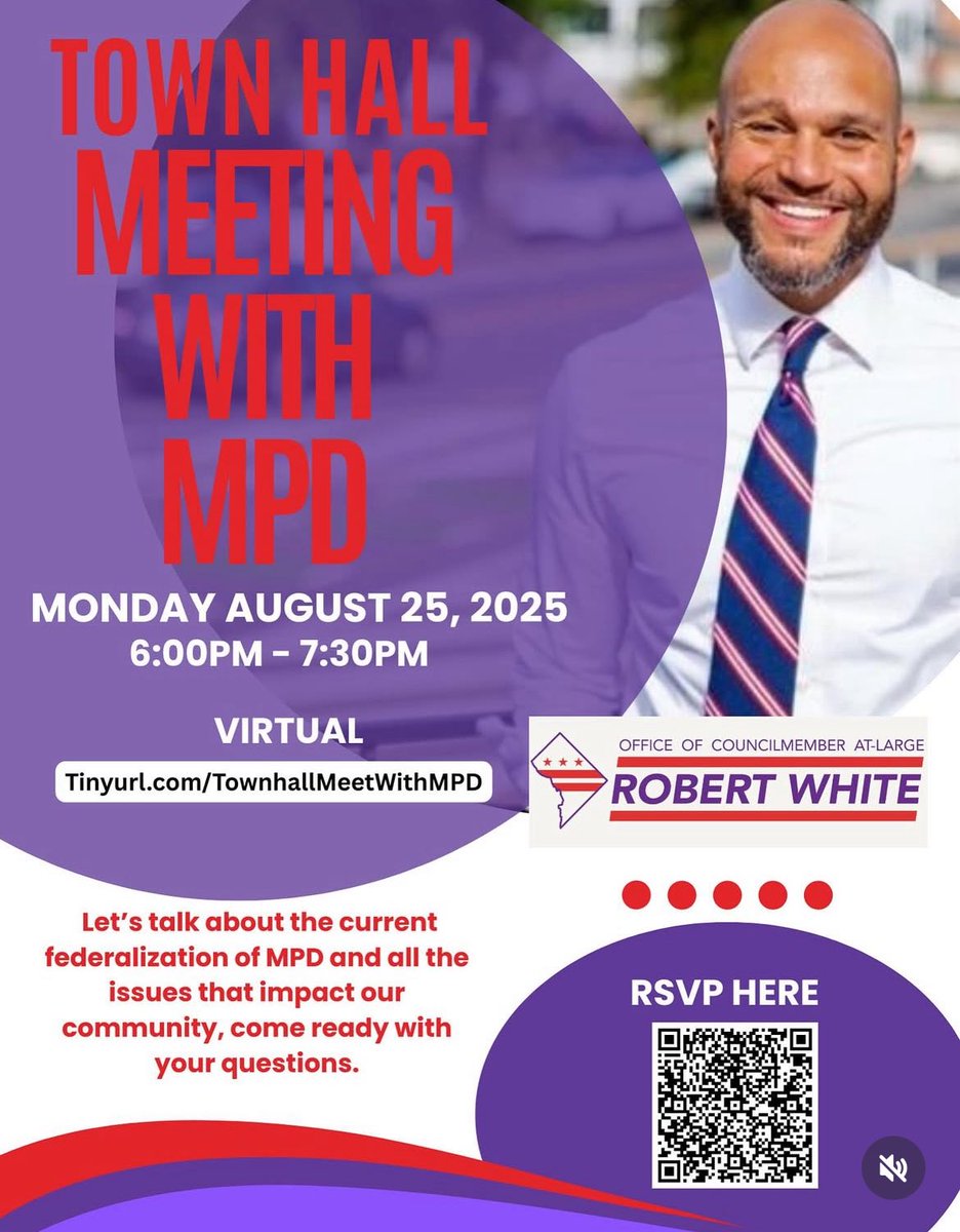 Hey Neighbors,

Quick update: the MPD Townhall will take place virtually now. I still want you to be present and prepared. RSVP and send us your questions as you register. This is the time to keep the same energy.