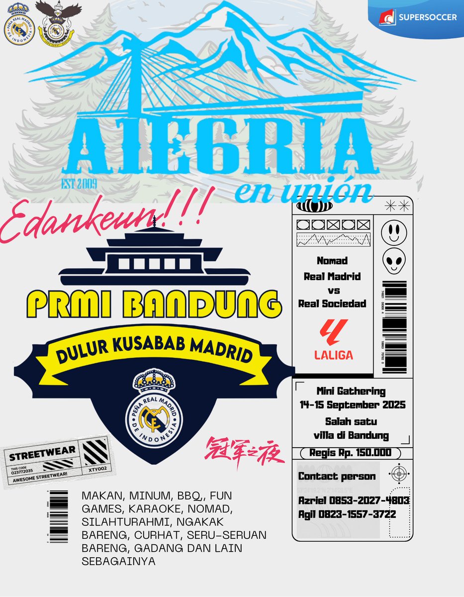 Peña Real Madrid de Indonesia Bandung tweet media