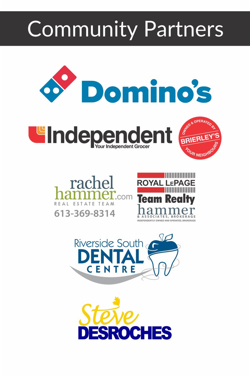 Thanks again to our Canada Day Community Sponsors: yourindependentgrocer.ca/en/store-locat…  <a href="/SteveDesroches/">Steve Desroches</a> <a href="/rachelhammer/">rachelhammer.com real estate team</a>
pizza.dominos.ca/-gloucester-on… riversidesouthdental.com. Your support made the event possible!