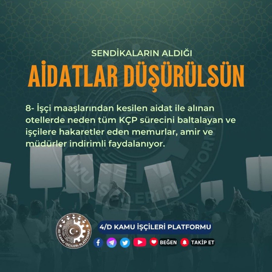 SendikaAidatları Düşürülsün

<a href="/hakiskonf/">HAKİŞ KONFEDERASYONU</a> <a href="/turkiskonf/">TÜRK-İŞ</a> <a href="/diskinsesi/">DİSK</a>