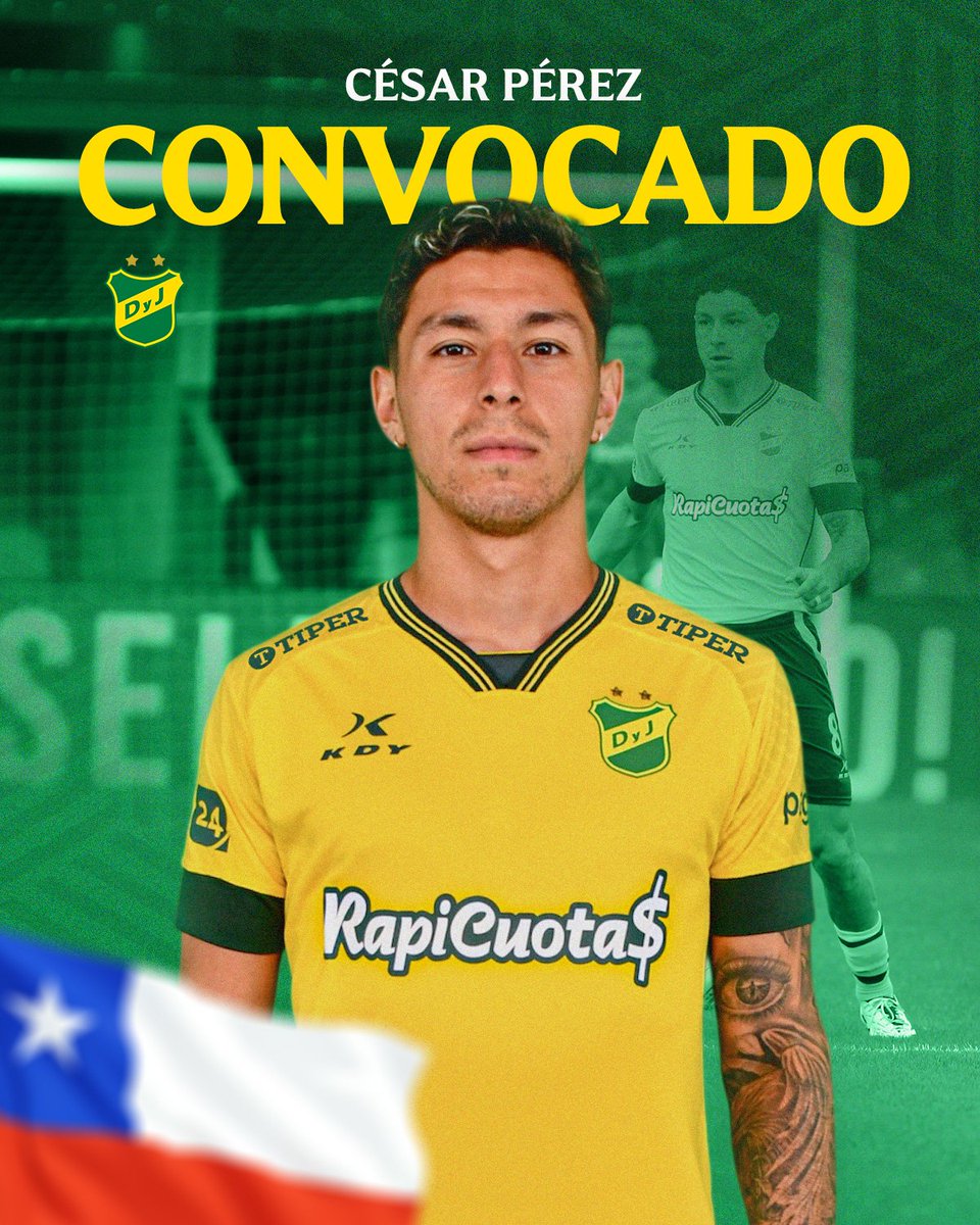 A LA ROJA 🇨🇱

👤 César Pérez fue convocado a la Selección de Chile para disputar la próxima doble fecha de Eliminatorias 🌎