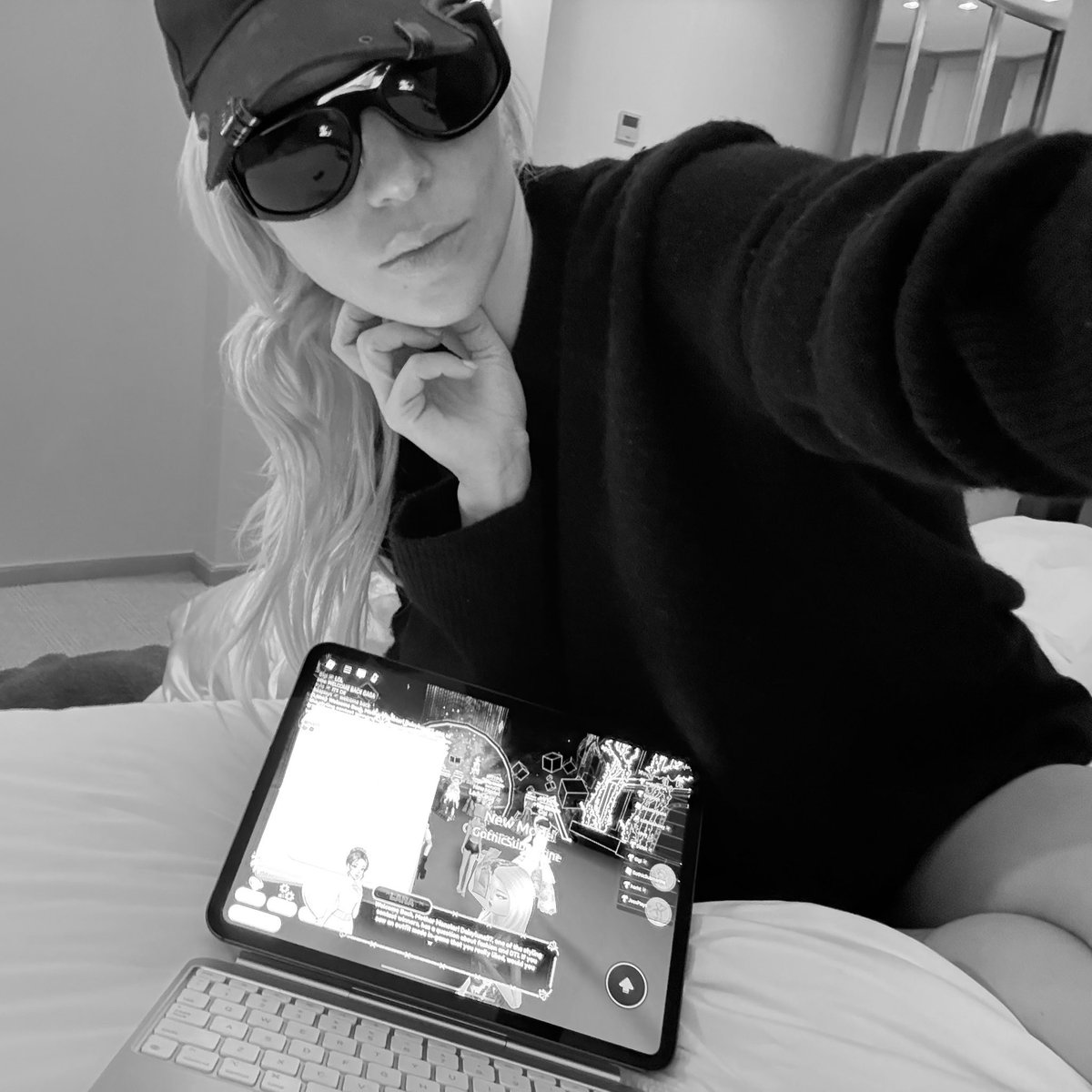 .<a href="/ladygaga/">Lady Gaga</a> clears up the rumors, saying, 

“In case you were wondering, yes, that was me answering questions.”