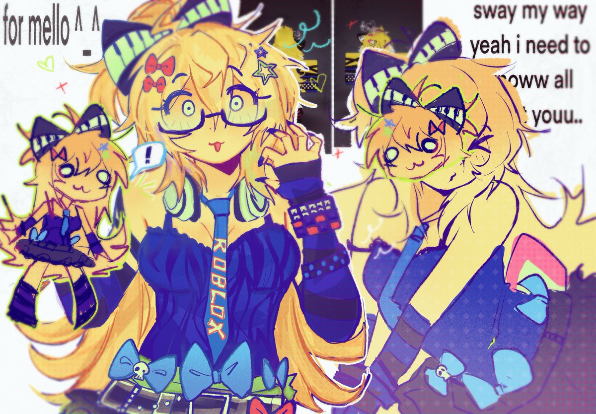 for oomf hihi! mello’s party noob.. luv them