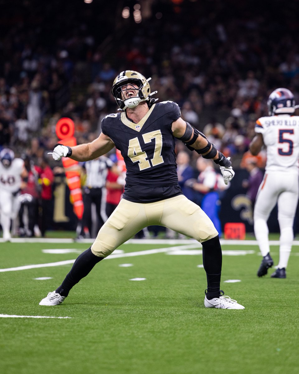 New Orleans Saints (@saints) on Twitter photo The rookie with the juice. 🧃
#Saints | <a href="/FbStutsman/">Danny Stutsman</a> The rookie with the juice. 🧃
#Saints | <a href="/FbStutsman/">Danny Stutsman</a>