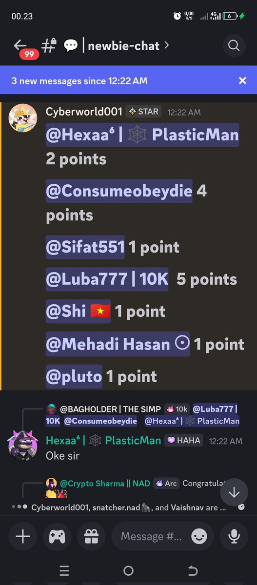 Thank you sir for creating an event for newbies, I'm waiting for the next event. 
<a href="/Lost_xyz6/">Bagholder💚💜</a> 
<a href="/monad/">Monad ⨀</a>