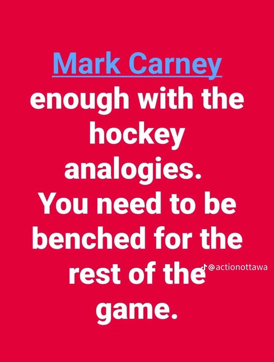 itsTim_eh's tweet photo. Based on a “game” lasting 48 periods (months), the 4 periods Carney has played is the most ice-time he’s ever had as a goalie.
The other team has been scoring constant power play goals while #TeamPostNationalState has been embarrassingly sitting in the penalty box for elbowing. https://t.co/aMVVfq9ZHR