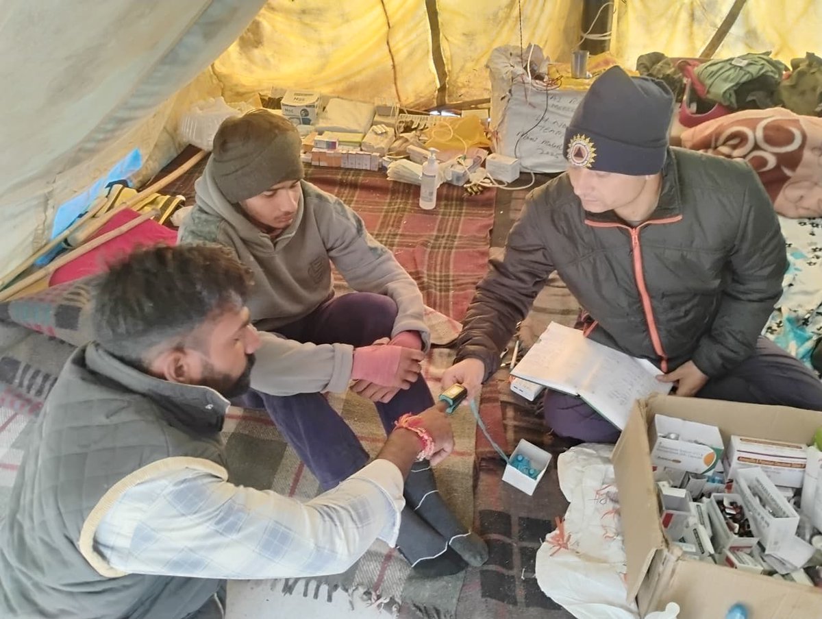 NDRFHQ's tweet image. 📍Shri #Manimahesh Ji Yatra, Chamba (HP)
🔶@14NDRF provided medical assistance/treatment to 89 pilgrims(73M, 14F, 2 Children) at NDRF Medical Camp, Gaurikund
🔶All patients in stable condition
🔶Teams are working round the clock to ensure safety &amp;amp; medical support for all pilgrims
