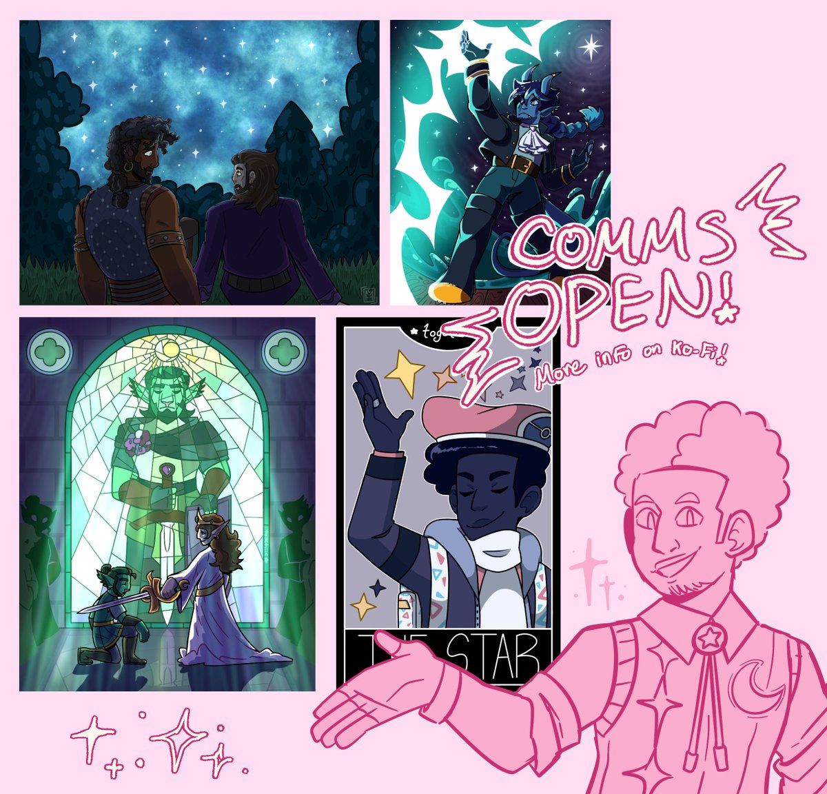 FIG! 🌗 COMMS OPEN! tweet media