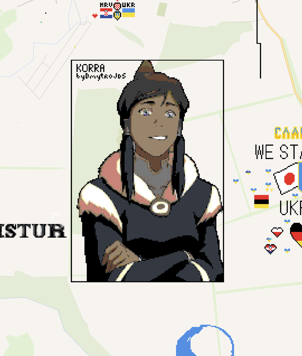 Just finished a small Korra artwork at wplace :)
#korra #lok #wplace