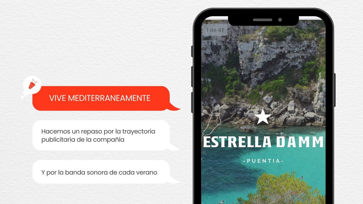 🎶 Desde melodías que marcan veranos hasta spots que invitan a soñar, <a href="/estrelladamm/">Estrella Damm</a> ha hecho del ‘buenrrollismo’ su sello y del inicio del verano, su territorio. Descubre la historia y estrategia detrás de la reina estival 🍻🌊 bit.ly/45IPOml