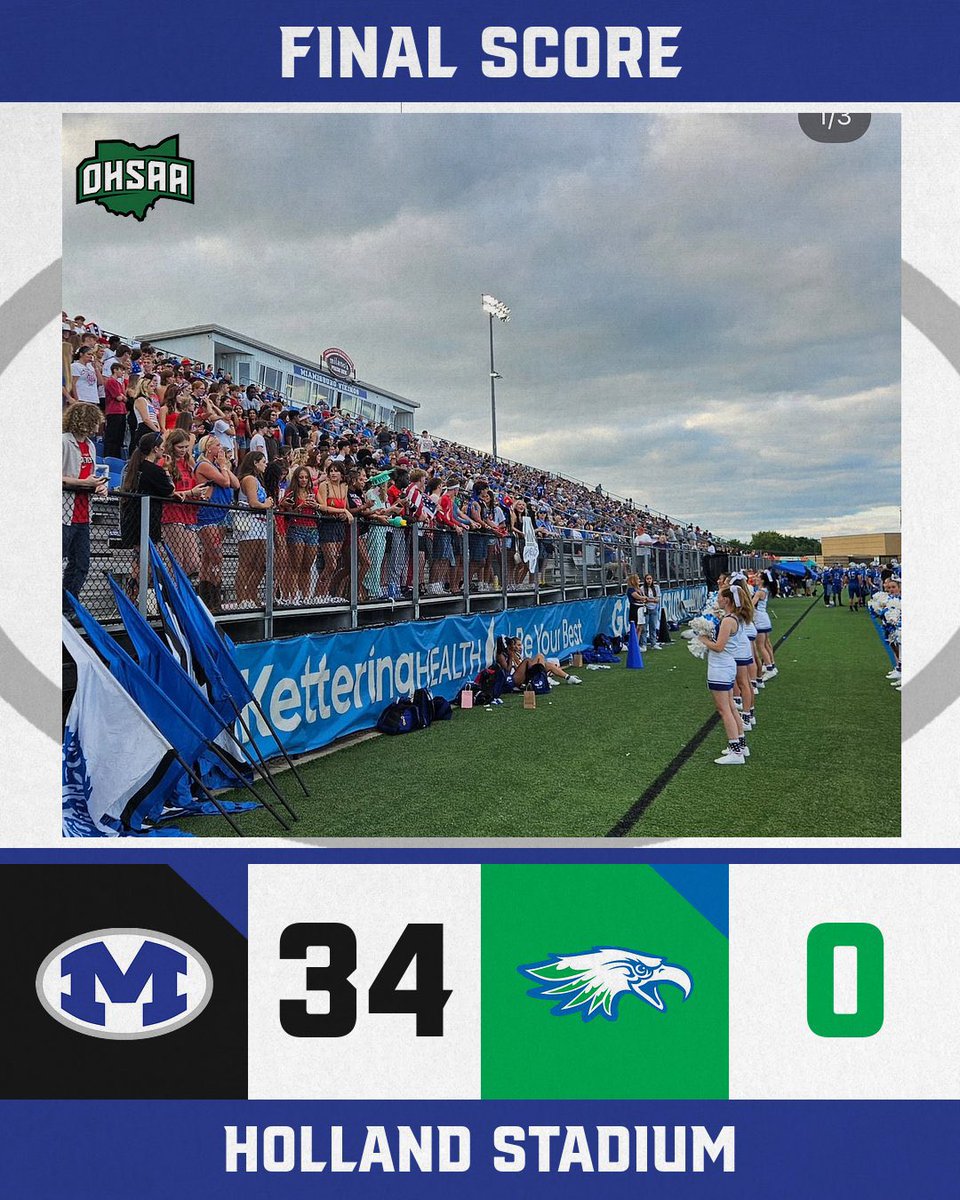 Great way to start the season but we have to refocus and begin preparation for a tough game at Coffman next week. Proud of all my guys, JV won 14-6 and our Freshman won 34-6 to complete the weekend sweep.