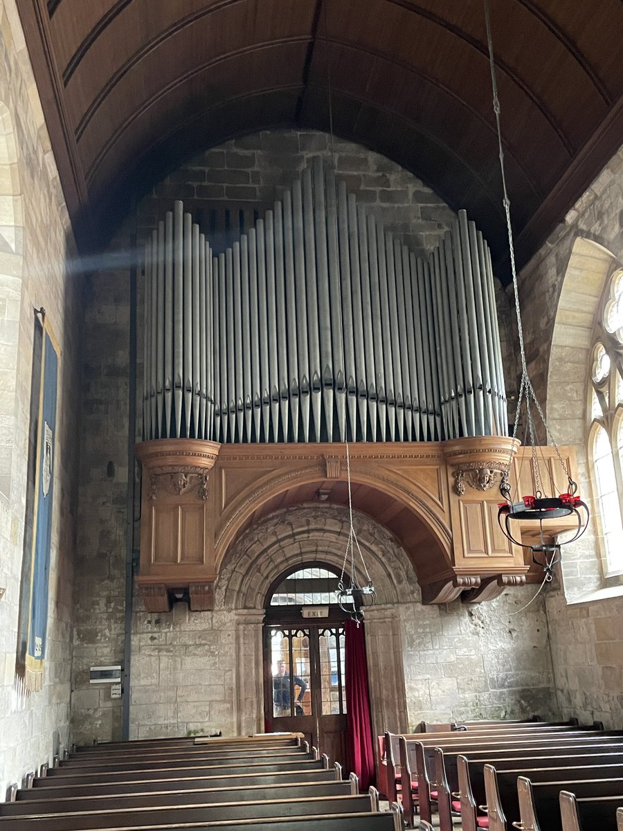 Spent my afternoon staring at a large organ. True story.