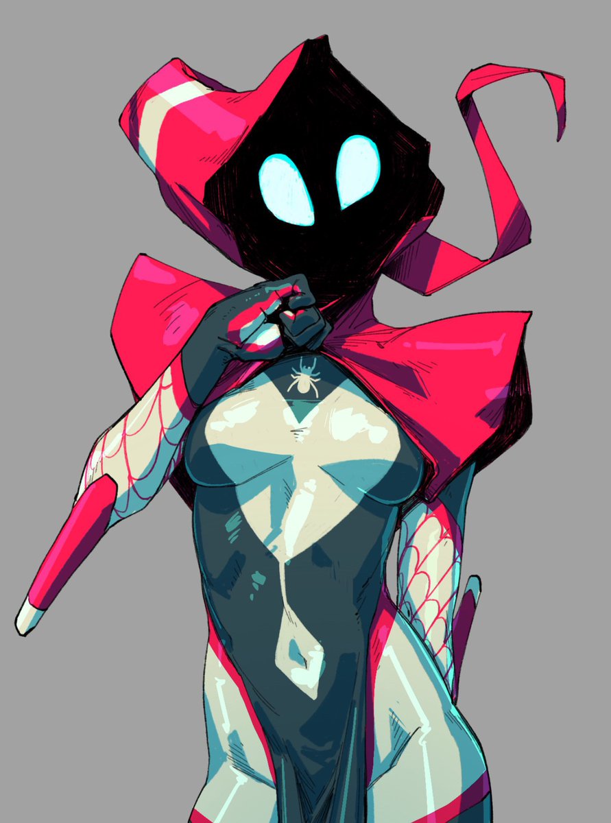 「thinking about Spider Nora again…」|«»のイラスト