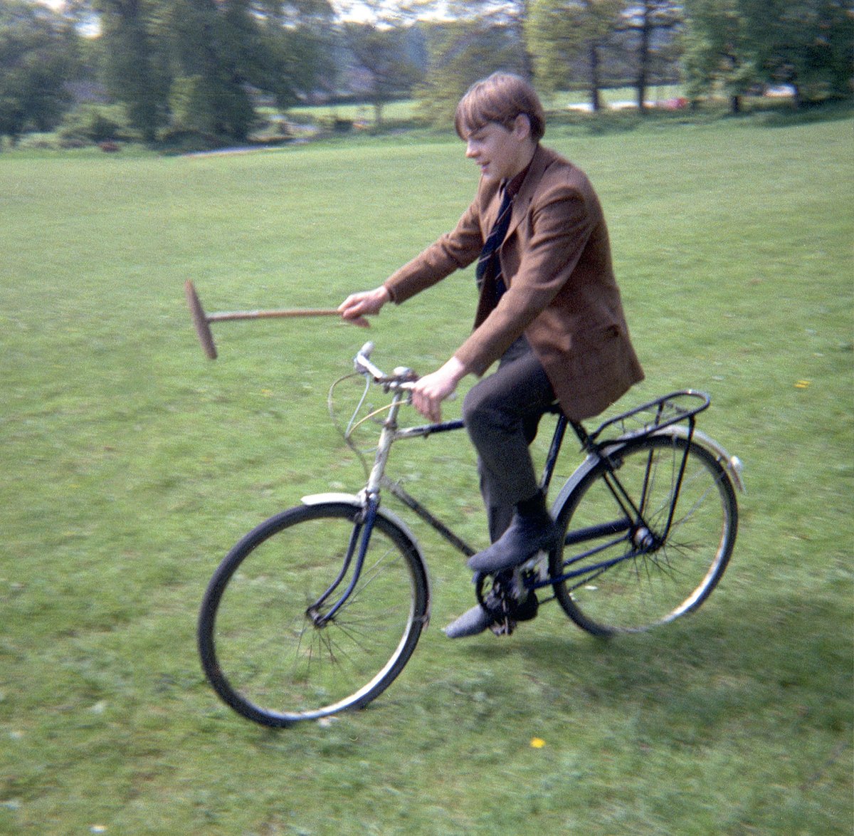 At Millfield School, I got into Polo and horses but had already discovered easier targets to hit with sticks. More of these tales in a rather suspicious biography about yours truly at stewartcopeland.net