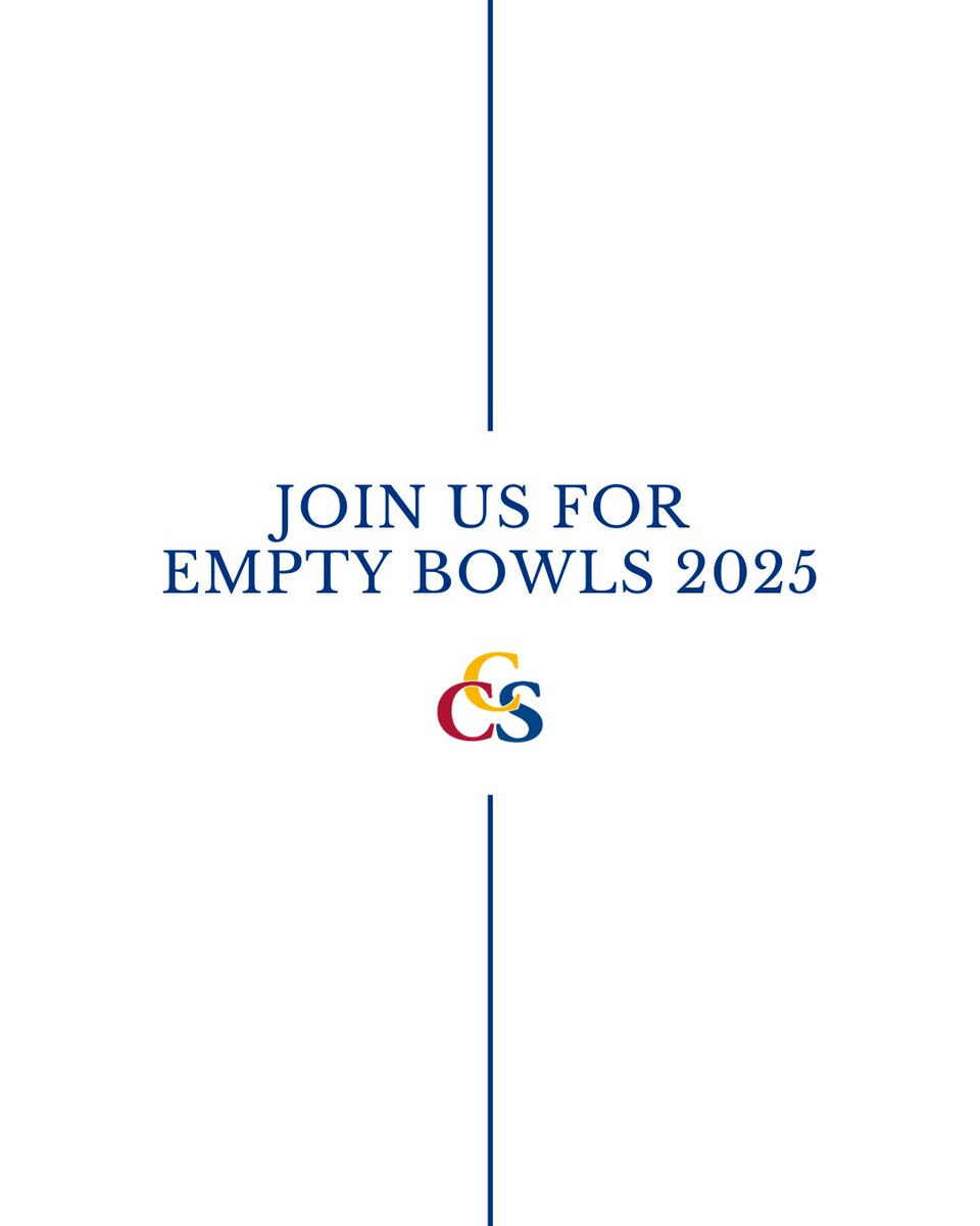 Empty Bowls is where community, creativity, &amp; compassion come together.

Join us on Friday, September 12 from 6–8 pm for an evening of fun and philanthropy. All proceeds help ensure that no one in our community goes hungry.

Learn more at bit.ly/3ruQ5Jo.