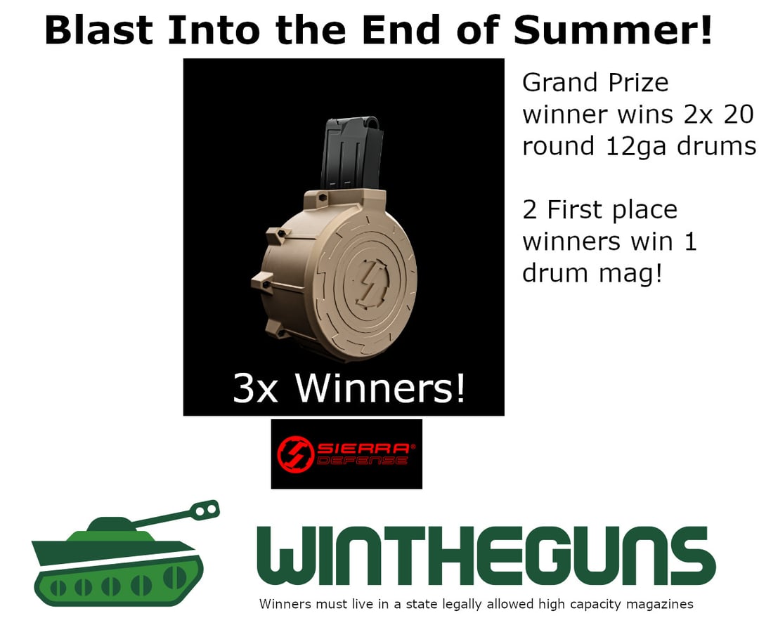 guns_win's tweet photo. As promised, here is my giveaway with @USSierraDefense 
Good luck to all! 
This is just the beginning, more giveaways to come! 
Enter here: https://t.co/ZlnVN4GOtX

.

#2a #gungiveaway #gungiveaways #guns #contest #giveaway #sweeps #pro2a #military #veteran #homedefense https://t.co/lXNzCfHVyA