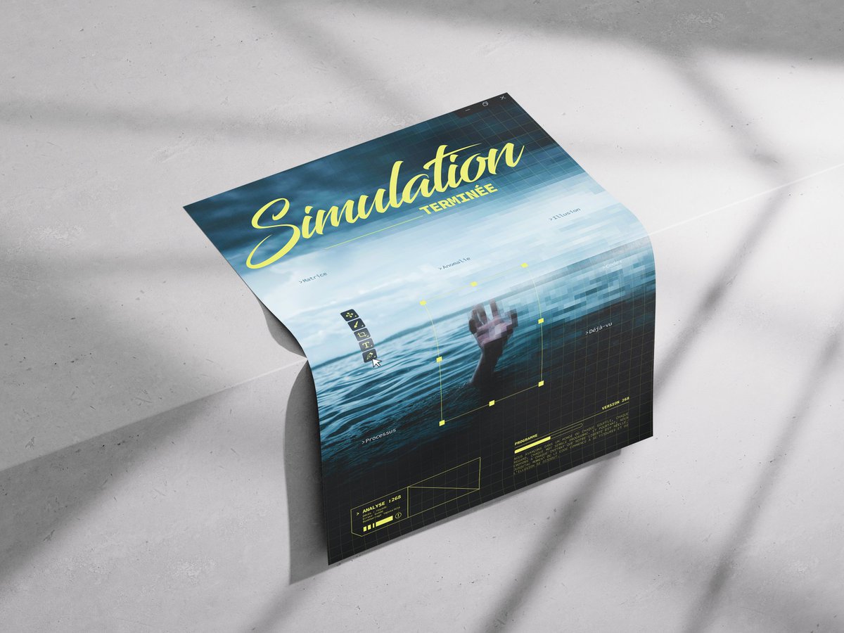Quentin__hnt's tweet image. Chaque instant, chaque souffle, chaque émotion… et si tout cela n’était qu’un code ? 👾
À notre dernier battement, la simulation s’éteint, laissant place à l’inconnu.

Nouveau projet Behance : _SIMULATION
⬇️⬇️⬇️
behance.net/gallery/233133…
