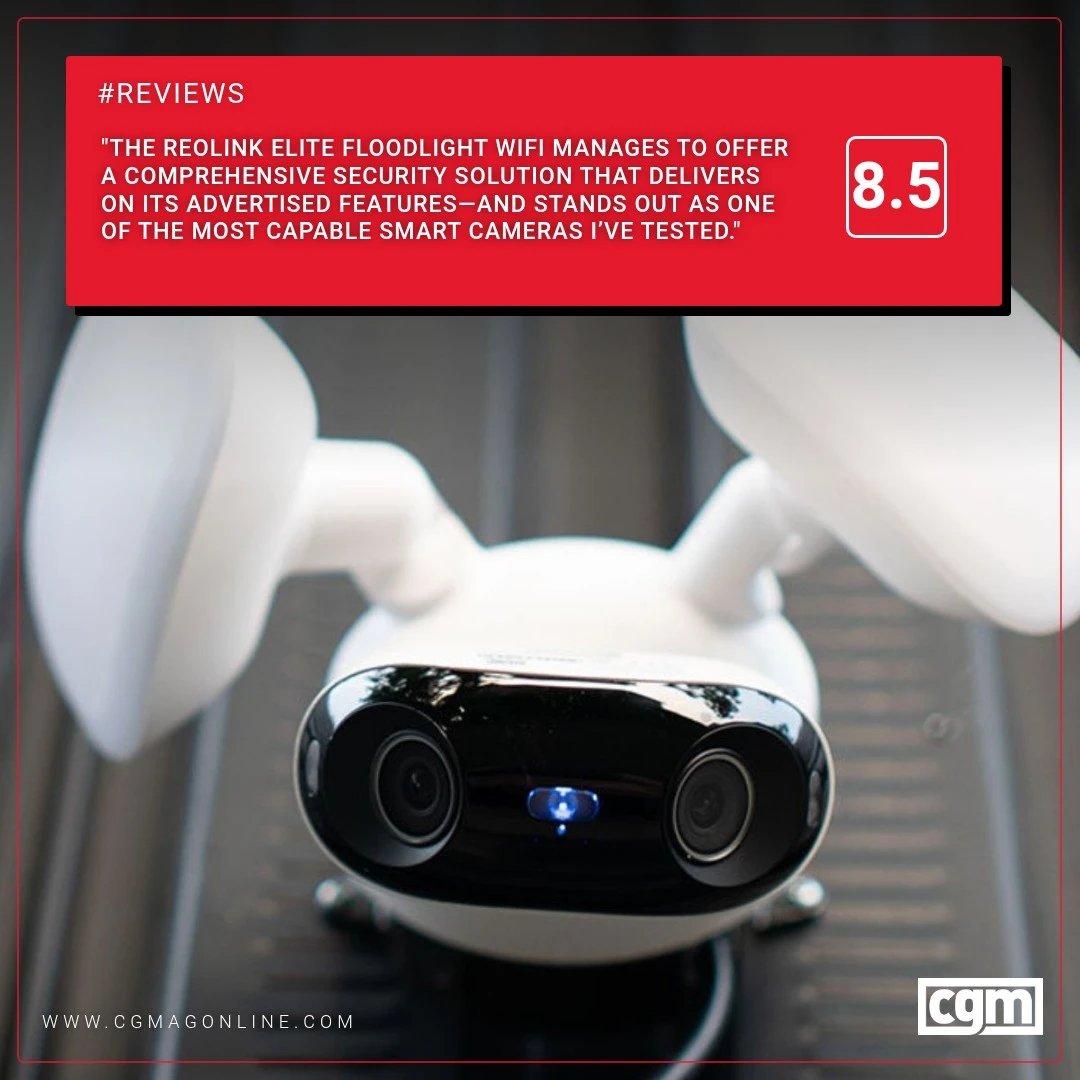 CGMagonline's tweet image. "The Reolink Elite Floodlight WiFi manages to offer a comprehensive security solution that delivers on its advertised features—and stands out as one of the most capable smart cameras I've tested."
cgmagonline.com/review/hardwar…
#HomeSecurity #Security #Reolink