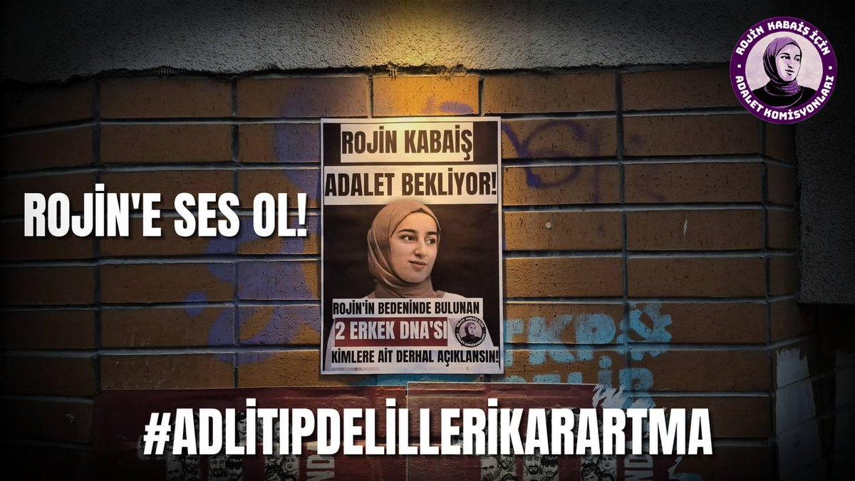 Rojin'in bedenindeki 2 dna açıklansın!
#AdliTıpDelilleriKarartma