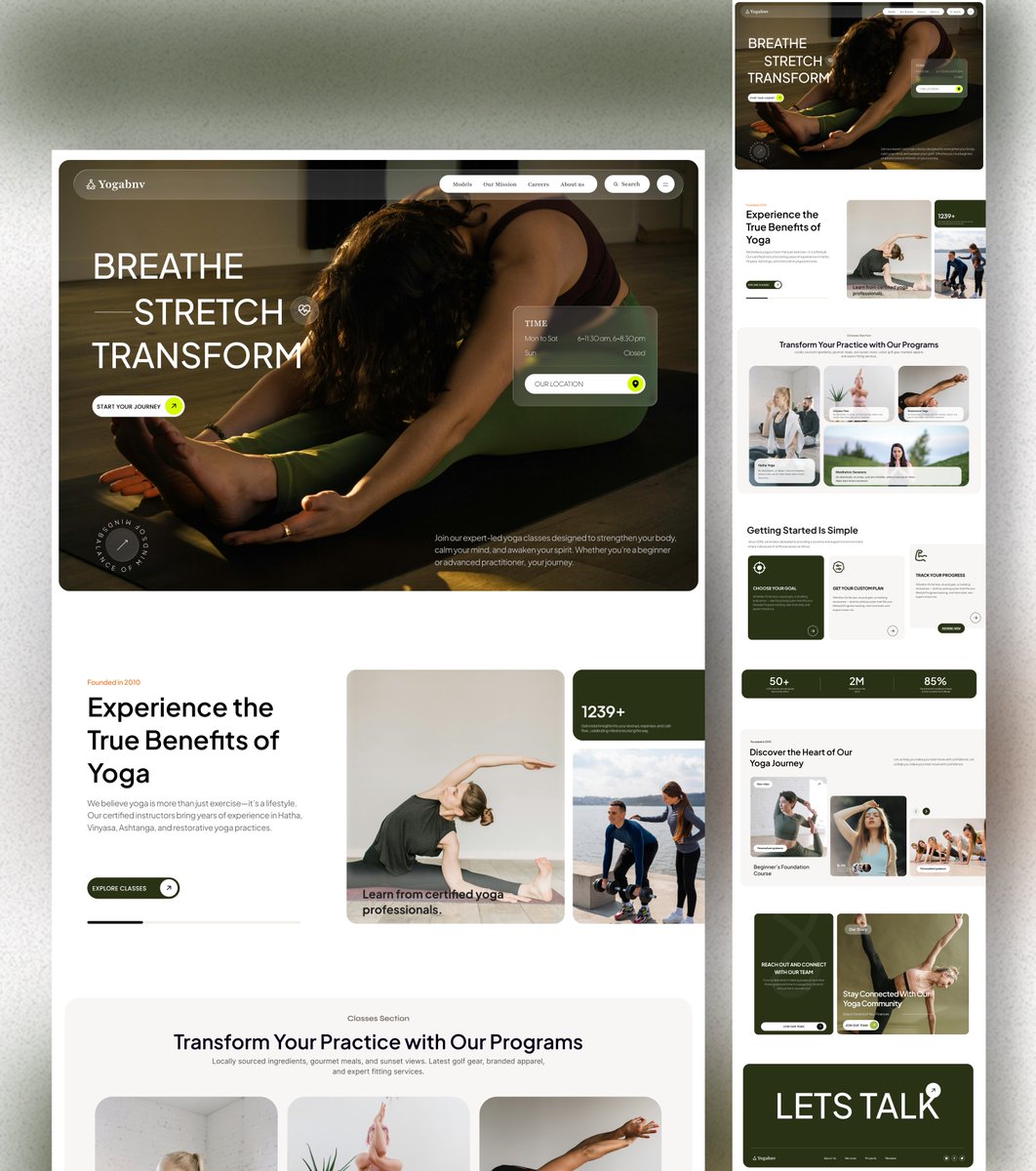 Designed this Yoga Training Platform Website 🧘‍♀️

How is it?        DM me for your Website Project 📩