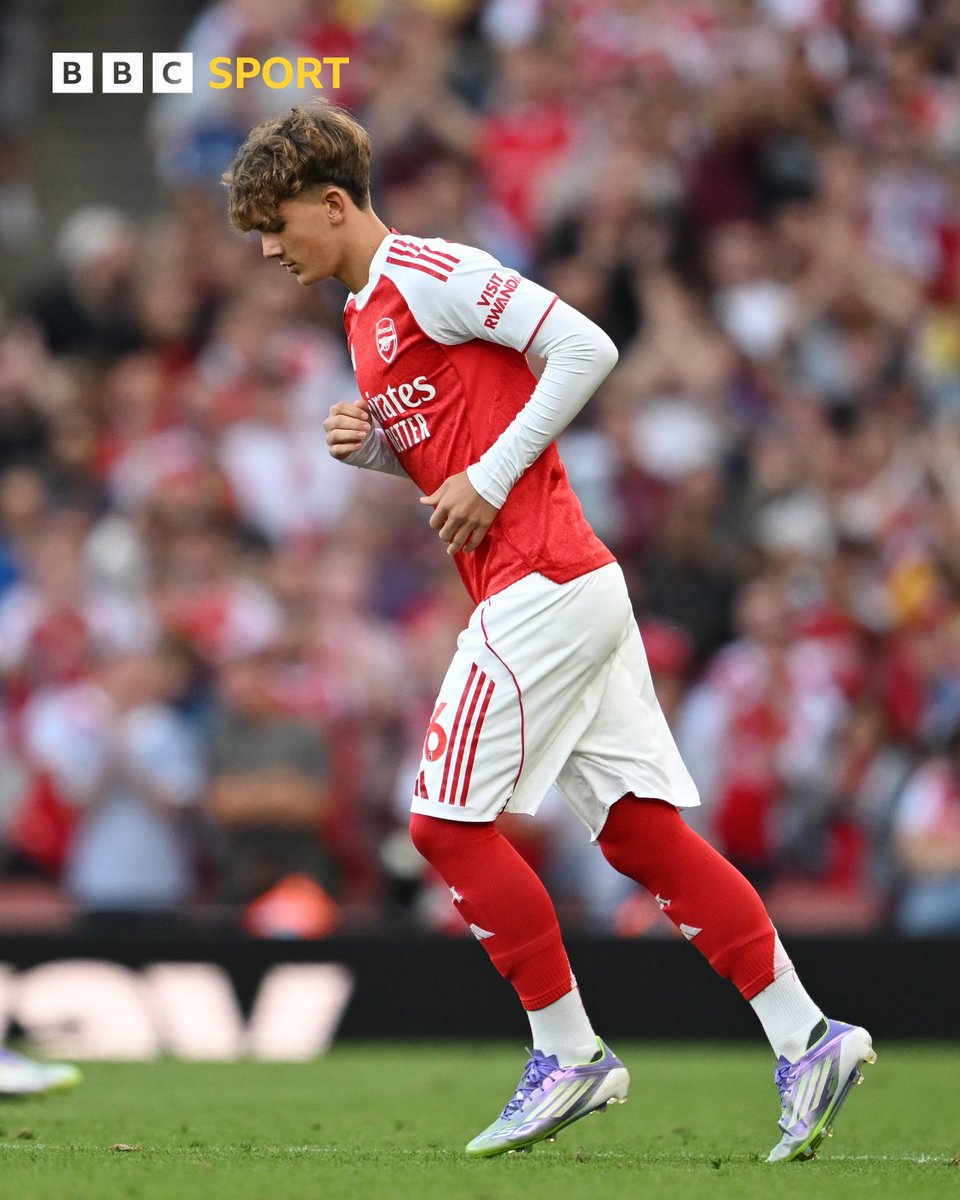 BBCMOTD's tweet image. Debut 🤩💫

Max Downman becomes the third player to make a Premier League appearance before turning 16 after team-mate Ethan Nwaneri and Jeremy Monga.