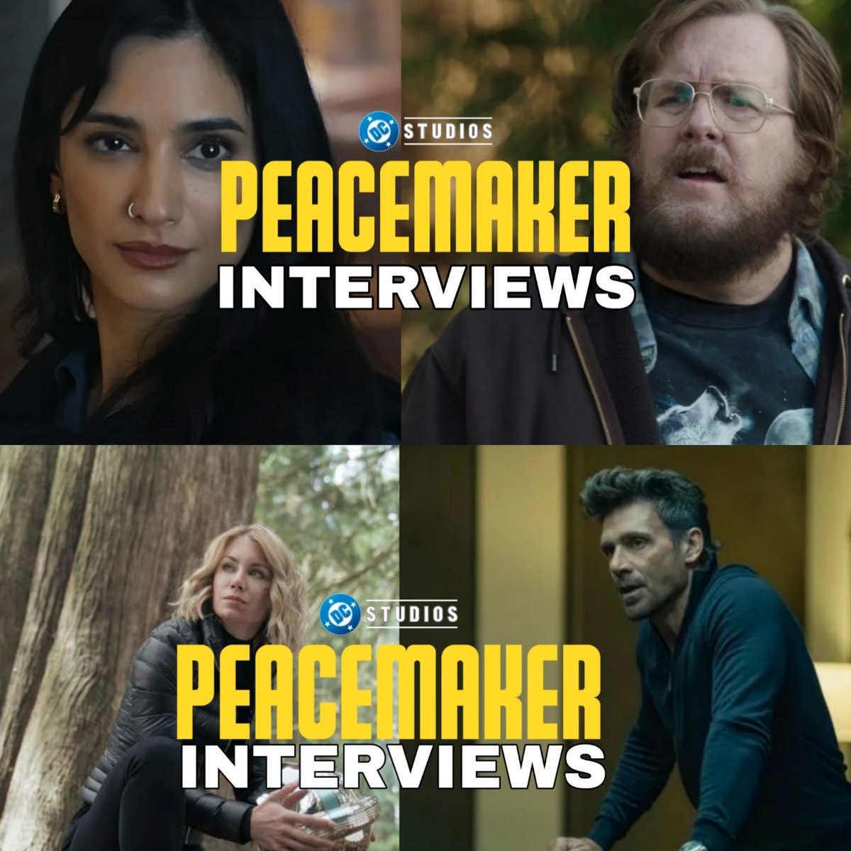 My 2nd #peacemaker season 2 interviews are online now at 
dcworld.org.uk 

With the amazing <a href="/solrodriguez/">Sol</a>
And Steve Agee
Who were amazing fun and gave great answers too! 

Thanks to <a href="/skytv/">Sky TV</a> <a href="/NOW/">NOW</a> 
Peacemaker season 2 is on Sky and Now tv.