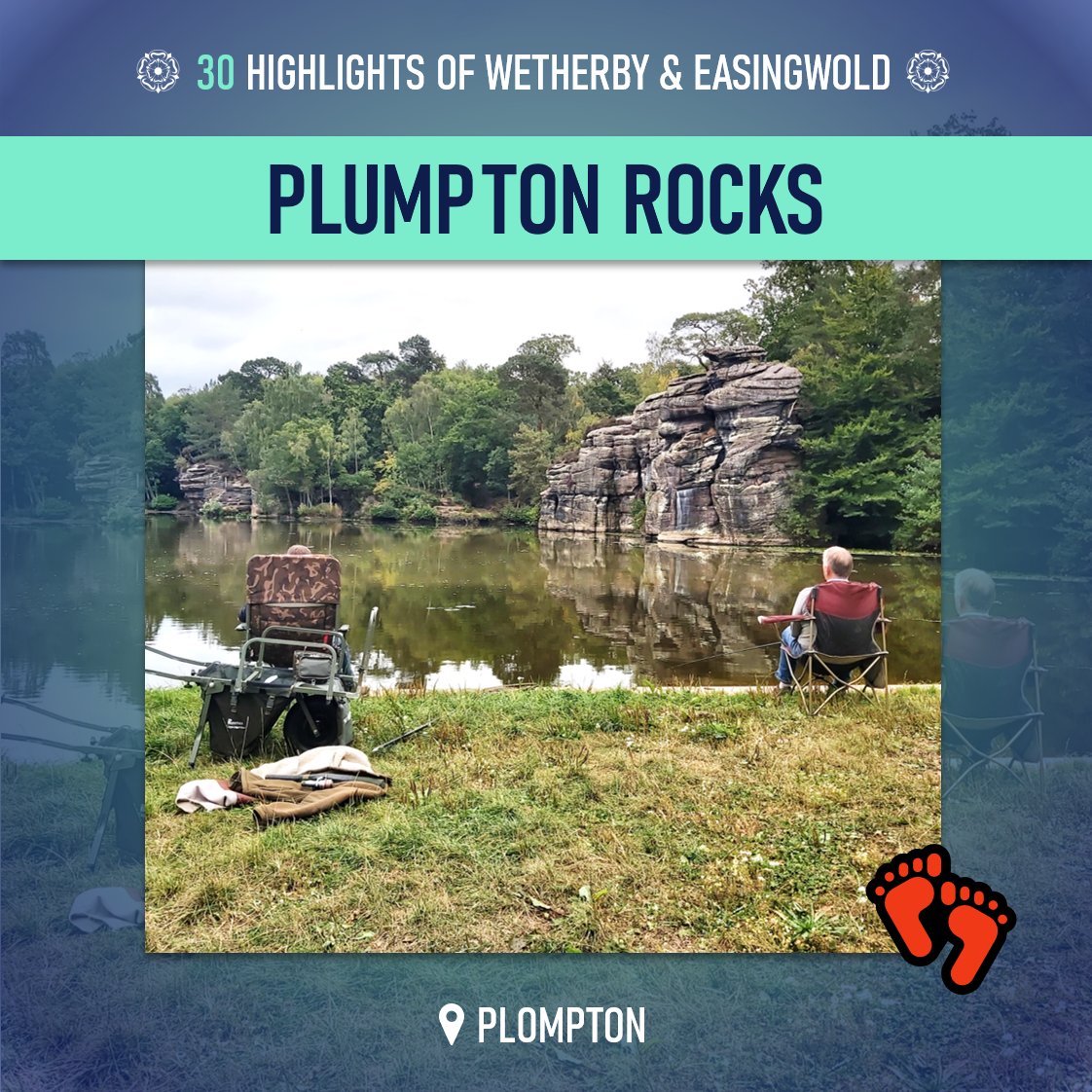 AlecShelbrooke's tweet image. 👣 Day 2️⃣2️⃣ of my 𝕔𝕠𝕟𝕤𝕥𝕚𝕥𝕦𝕖𝕟𝕔𝕪 𝕙𝕚𝕘𝕙𝕝𝕚𝕘𝕙𝕥𝕤 climbs #PlumptonRocks, near #Spofforth.

🪨 Designed by John Carr in 1750s, the natural landscape garden was a filming spot for Blake&apos;s 7 and @TheWitcher.

🎨 Turner&apos;s two paintings of the rocks hang @HarewoodHouse.