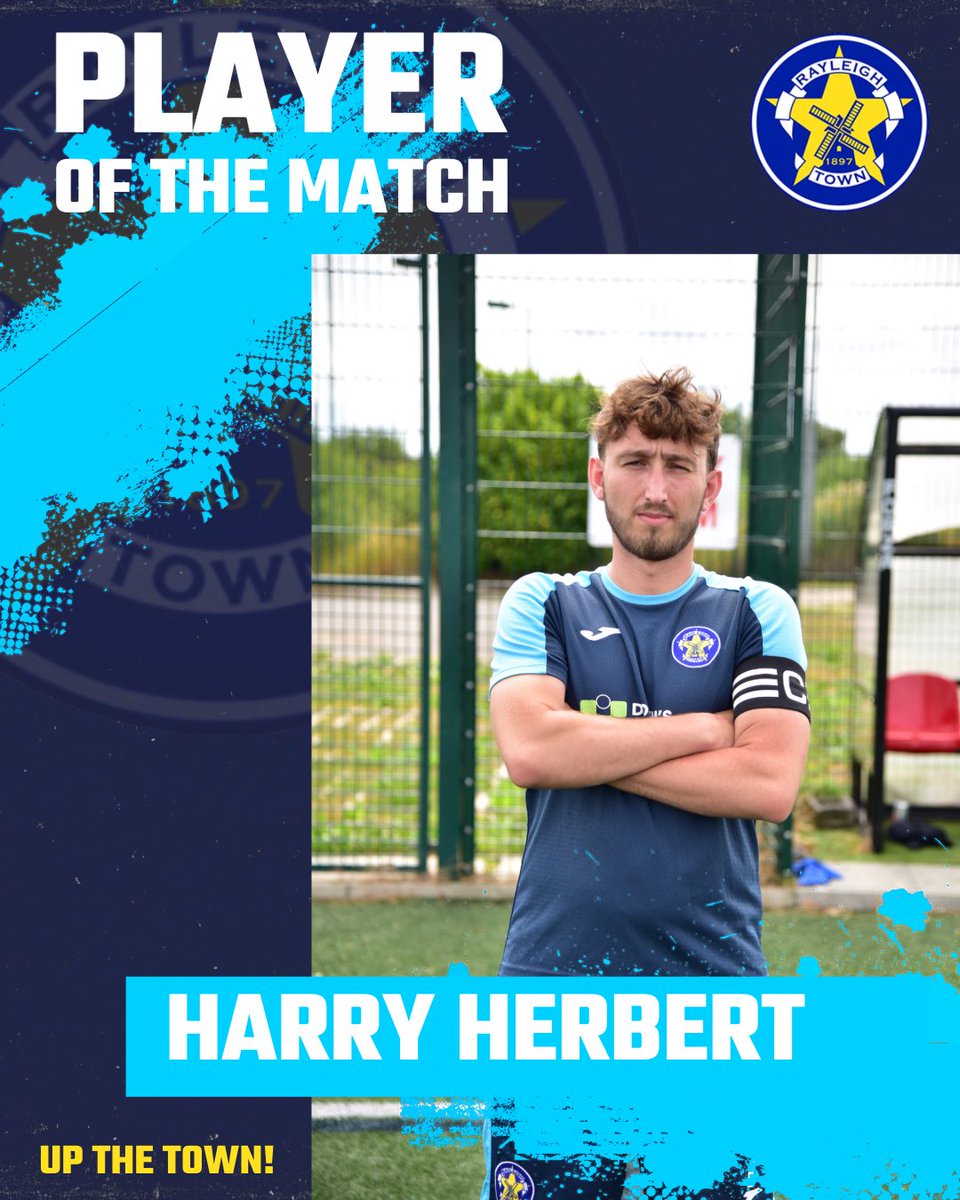 Player of the match for today’s game vs Barking U23 is Harry Herbert. 2 excellent goals and a solid performance in the middle of the park.