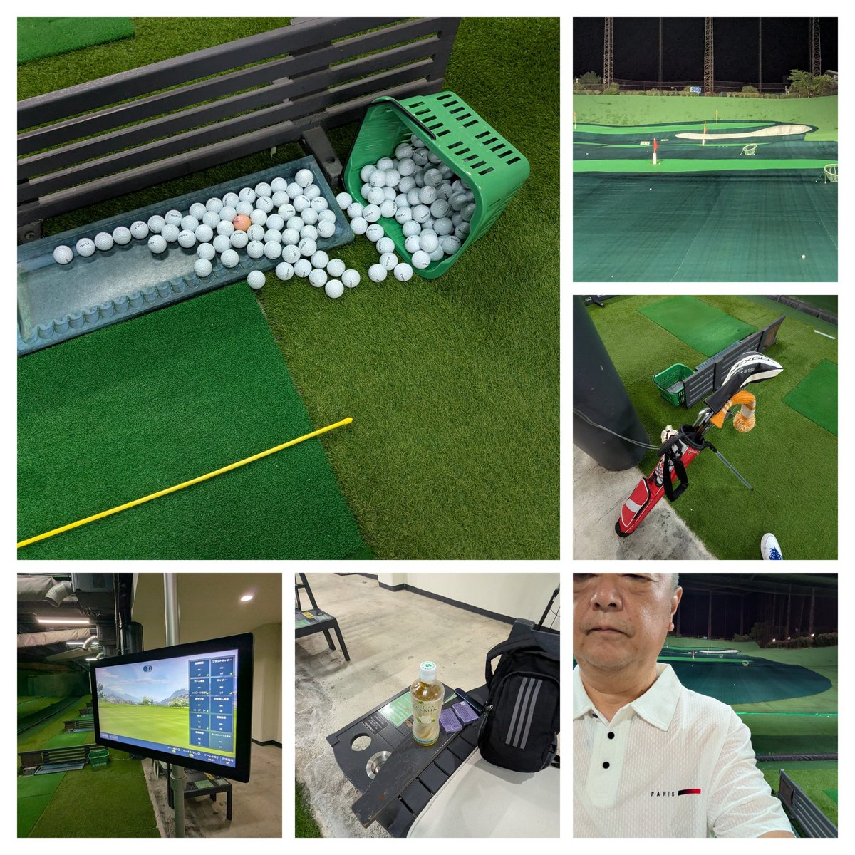 おはっモーニング…🤗今週は頑張ってやって来ました⛳️横浜スポーツマンクラブゴルフ練習場…✌️訛った身体にムチ打って🏌️少し身体を動かさないとねっねっ👍