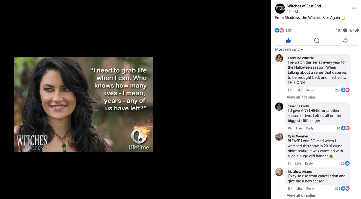 Witches of East End tweet media