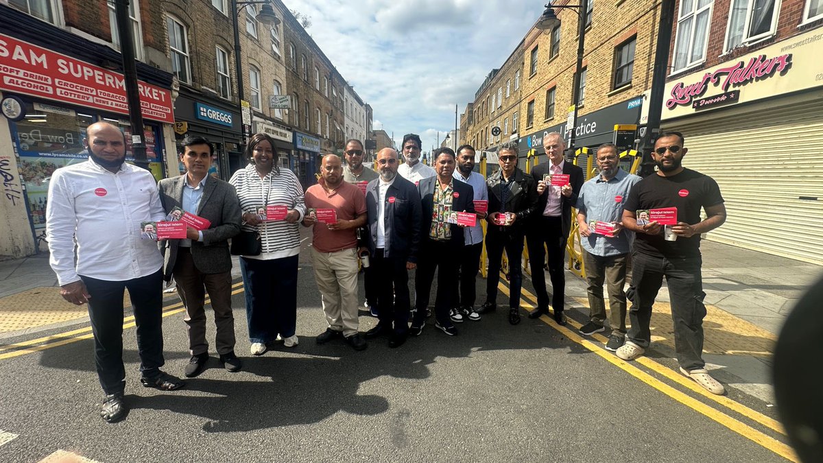 Cllr Amina Ali (@aminaalilabour) on Twitter photo Great campagin today in Bow East for Tower Hamlets Labour Mayoral candidate <a href="/CllrSirajIslam/">Cllr. Sirajul Islam</a> <a href="/TH_Labour/">Tower Hamlets Labour Group</a> <a href="/LondonLabour/">London Labour</a> #BowEast Great campagin today in Bow East for Tower Hamlets Labour Mayoral candidate <a href="/CllrSirajIslam/">Cllr. Sirajul Islam</a> <a href="/TH_Labour/">Tower Hamlets Labour Group</a> <a href="/LondonLabour/">London Labour</a> #BowEast
