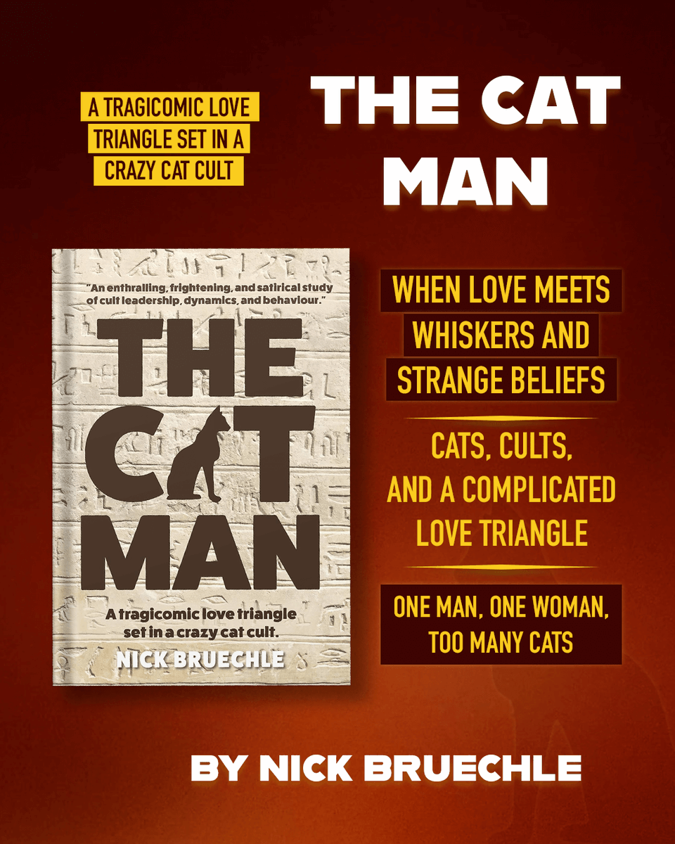 Art of Writing (@artofwriting) on Twitter photo What if cats controlled us? Nick Bruechle’s The Cat Man is a hilarious, suspenseful ride through cult secrets and unexpected friendships. Ready to uncover the truth? By <a href="/nick_bruechle/">Nick Bruechle Books</a>
Available on - nickbruechle.com/the_cat_man.ht… What if cats controlled us? Nick Bruechle’s The Cat Man is a hilarious, suspenseful ride through cult secrets and unexpected friendships. Ready to uncover the truth? By <a href="/nick_bruechle/">Nick Bruechle Books</a>
Available on - nickbruechle.com/the_cat_man.ht…