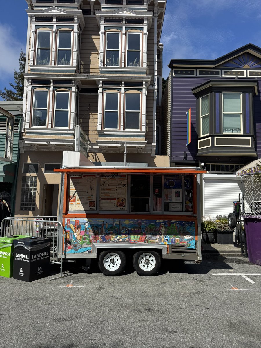 batterupsf's tweet photo. Batter Up Truck will be at the Castro Carnival today! Come on out and hang with us on this gorgeous day ☀️ 
.
.
.
.
.
#batterupsf #batteruptruck #corndog #castro #castro #castrosf #carnival #castrocarnival #sfeats #weekendvibes #nomnomnom #yum #festivevibes✨ #dragshow #dunktank https://t.co/bnwkTXB7Ql