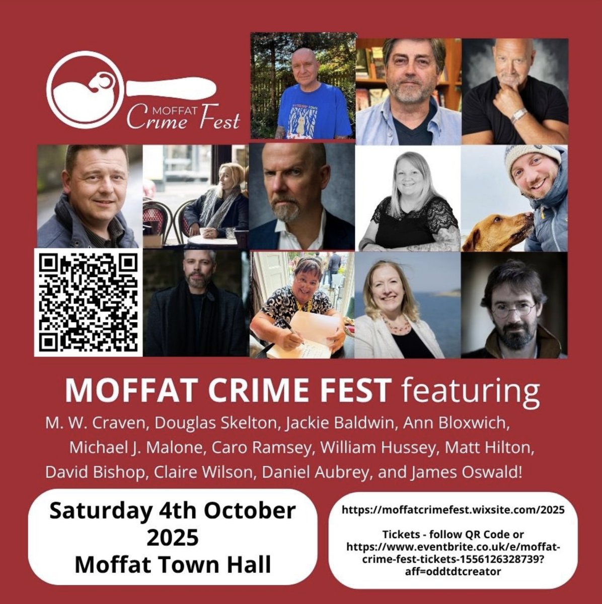moffatcrimefest.wixsite.com/2025/ #WritingCommmunity  #writingfestival #crimefiction