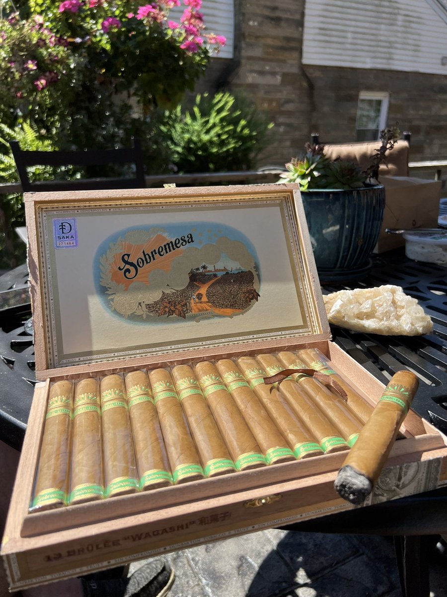 Harry Tutunjian (@harry4troy) on Twitter photo Uh oh.
I meant to open a box of Brûlée Blues but opened a sealed box of <a href="/CigarDojo/">Cigar Dojo</a> Wagashis instead.
Nice problem to have.
Happy Saturday to me! #cigarlife #cigardojo Uh oh.
I meant to open a box of Brûlée Blues but opened a sealed box of <a href="/CigarDojo/">Cigar Dojo</a> Wagashis instead.
Nice problem to have.
Happy Saturday to me! #cigarlife #cigardojo
